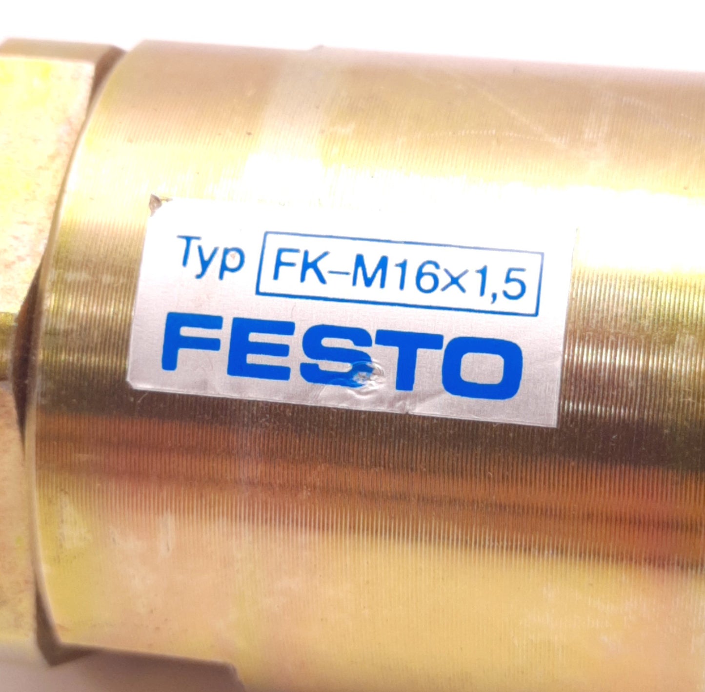 Used Festo FK-M16x1.5 6142 Self Aligning Rod Coupler M16x1.5 Size, 10,000 N Max Load