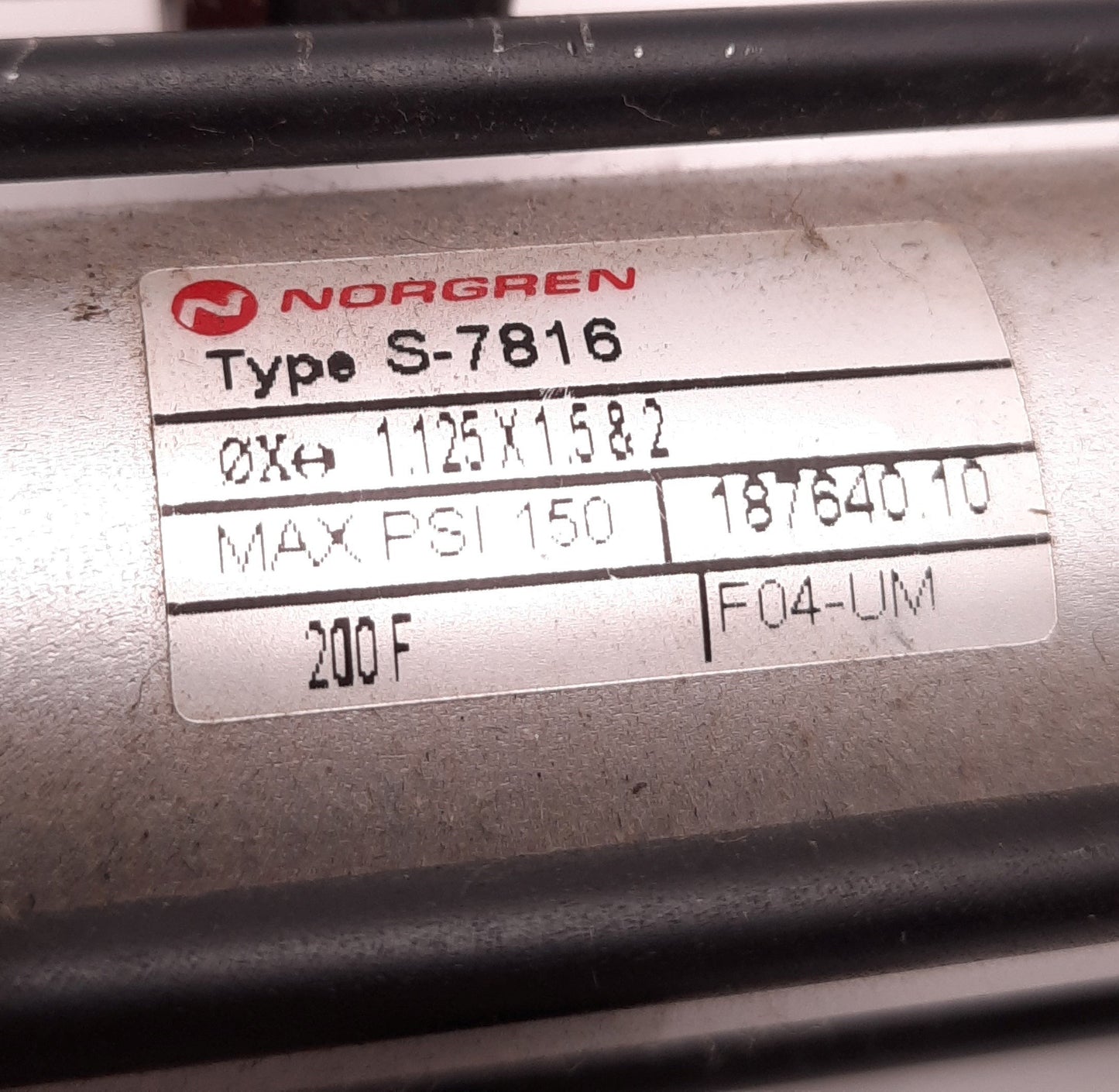 Used Robohand DLT-12-U-C-2 Linear Slide w/ Norgren S-7818 Pneumatic Actuator