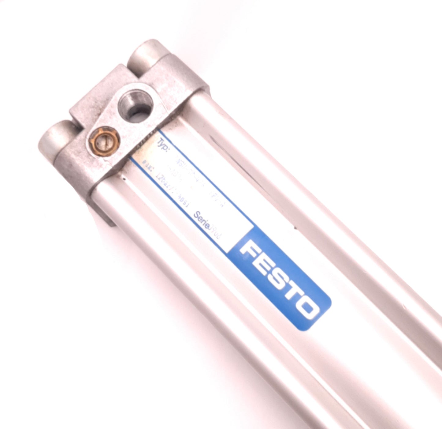 Used Festo DNGU-50-426 Pneumatic Cylinder 50mm Bore 426mm Stroke 12 Bar Max G1/4