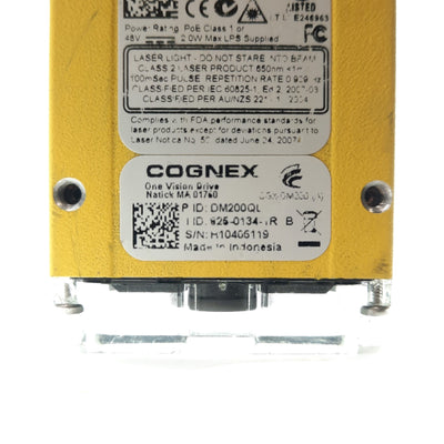 Used Cognex DM200QL Dataman 200 Barcode Scanner/Reader Liquid Lens 1DMax High-Speed