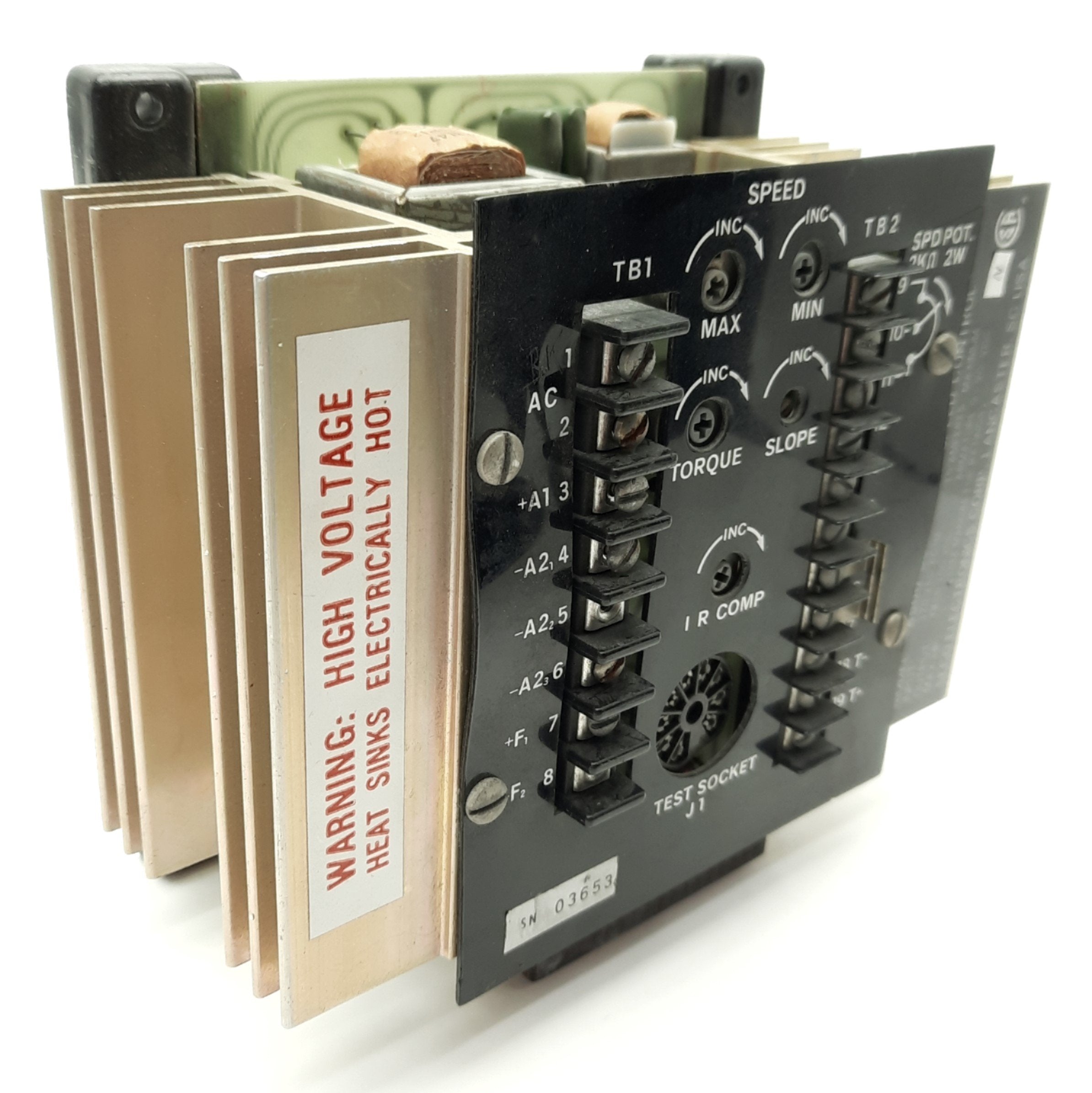 Scr Speed Control SECO Electronics 8500 SCR DC Motor Drive/Speed Control, 1HP 90VDC, 120 ...