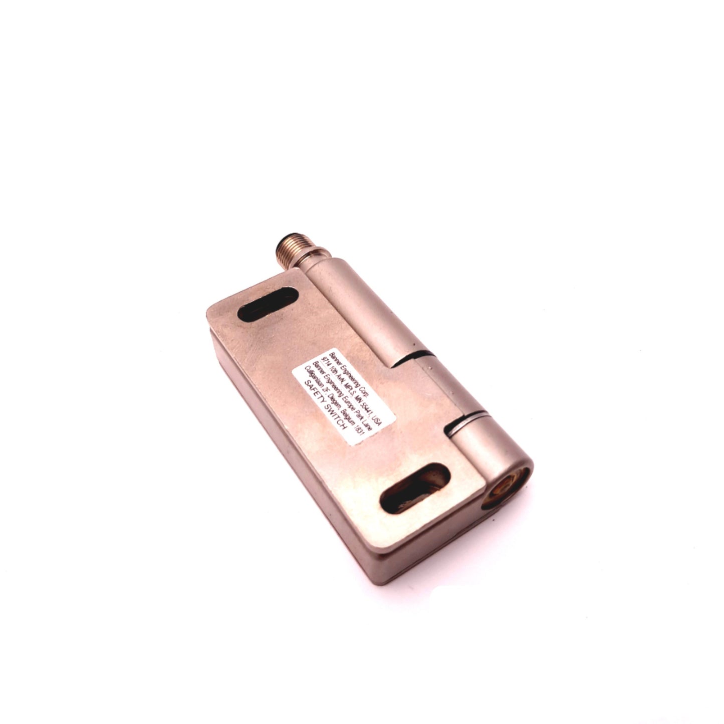 Used Banner SI-HG80DQD Safety Interlock Switch, Hinge 250VAC 3A 60VDC 1NO/1NC M12