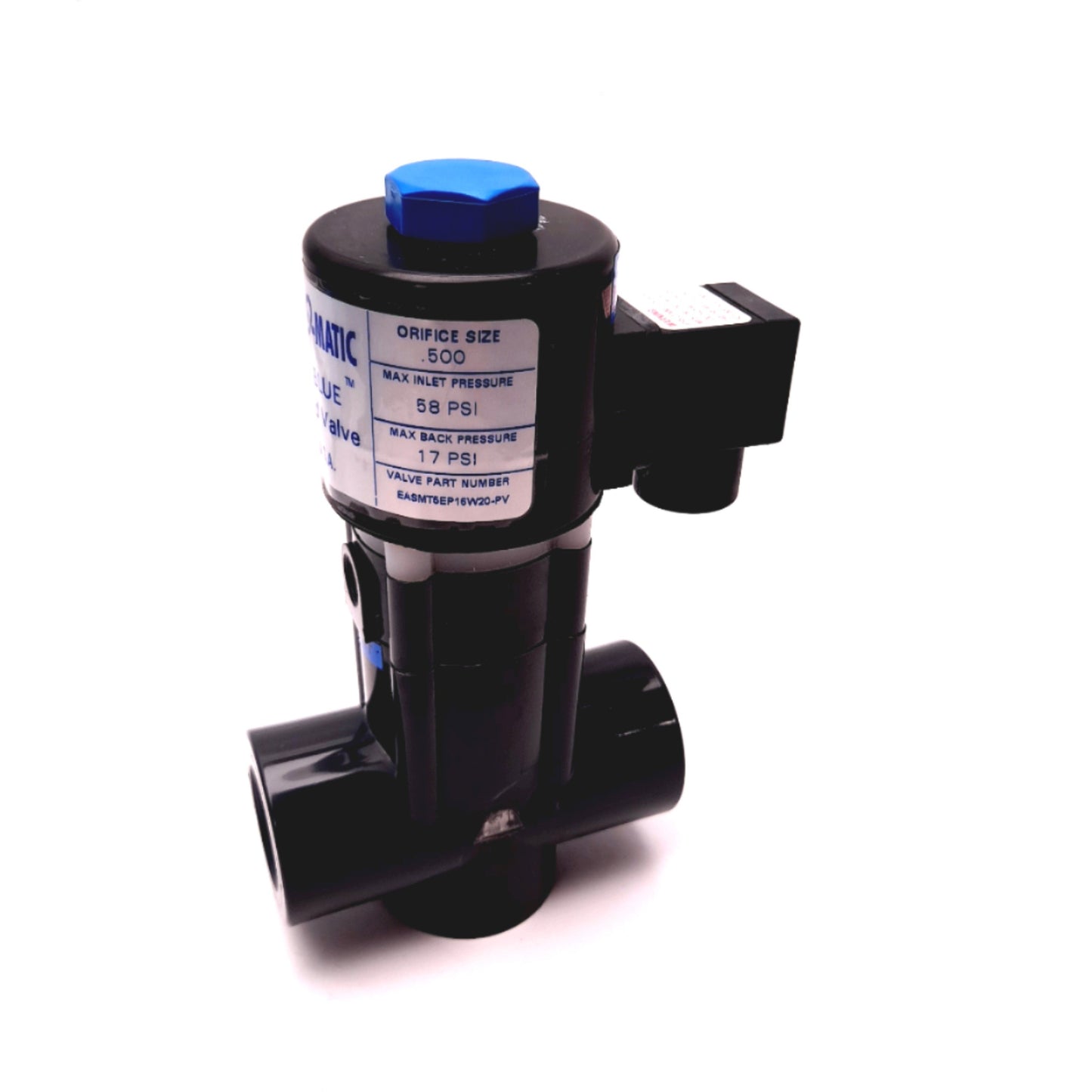 New Plast-O-Matic EASMT5EP16W20-PV N.C Solenoid Valve 120/60VAC 20W 3/4 NPT