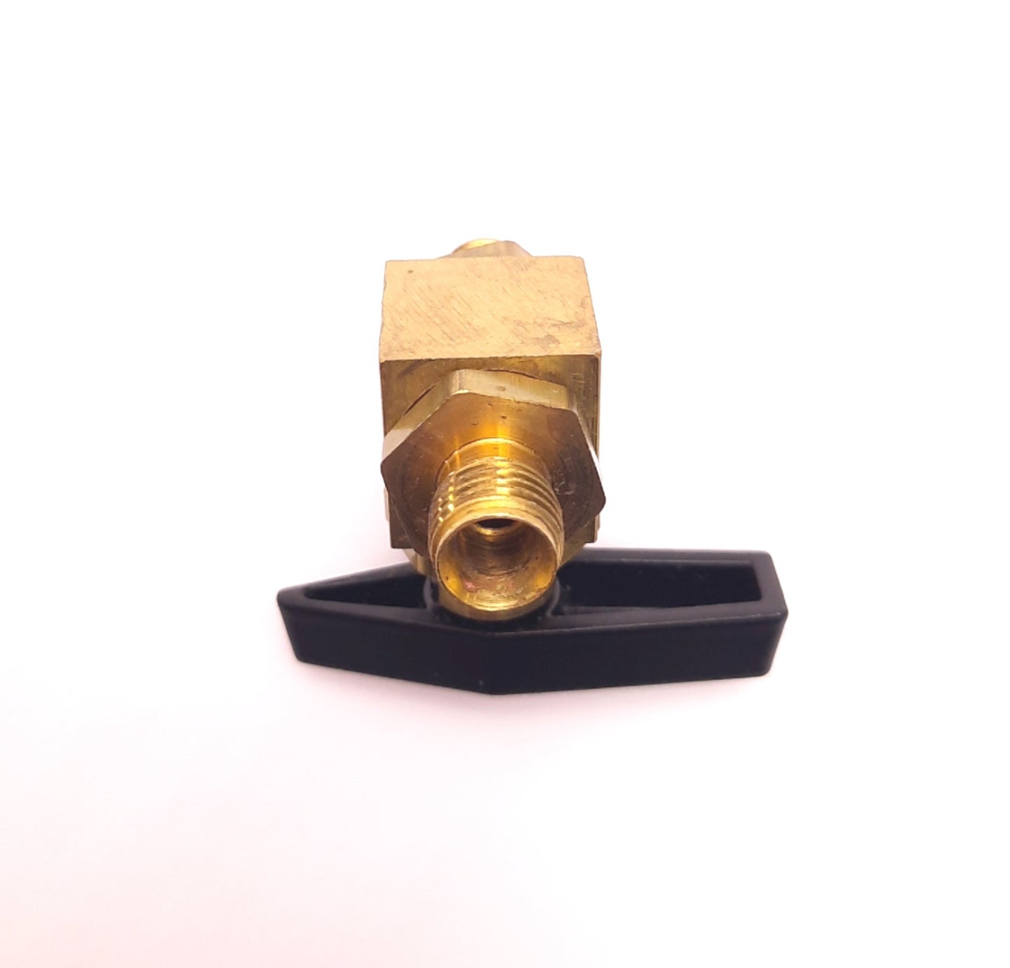 Used ABCO 366BV-4 Two-Way In-Line Brass Ball Valve, 1/4" NPT, 1500 Psi Max