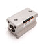 Used SMC NCQ2A12-25D Compact Cylinder, Bore: 12mm, Stroke: 25mm, Ports M5x0.8, 1.0MPa