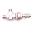 Used Swagelok B-4MA Ninety Degree Metering Valve 1/4" NPT Male, Hand Operated