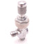 Used Swagelok B-4MA Ninety Degree Metering Valve 1/4" NPT Male, Hand Operated