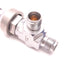 Used Swagelok B-4MA Ninety Degree Metering Valve 1/4" NPT Male, Hand Operated
