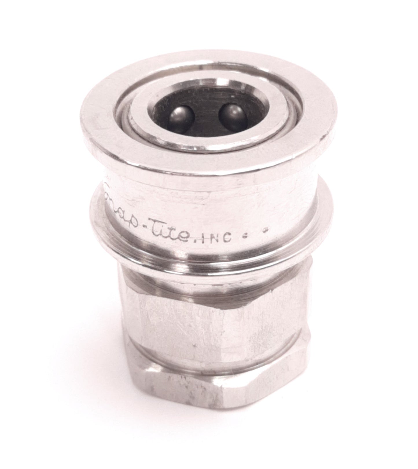 Used Snap-Tite SPEAC-4-4F Quick Connect Coupling 1/4"-18 Female, 3000 Psi, 14.38 Lpm