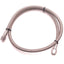 Used JIC Hydraulic Braided Hose Female JIC-4 Connection, 0.4" OD x 3 Ft Length
