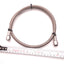 Used JIC Hydraulic Braided Hose Female JIC-4 Connection, 0.4" OD x 3 Ft Length