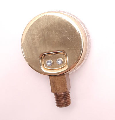 Used Wika 759-2-1000 Pressure Gauge Lower Mount, 0-1000 Psi, Dry, 1/4" NPT, Brass