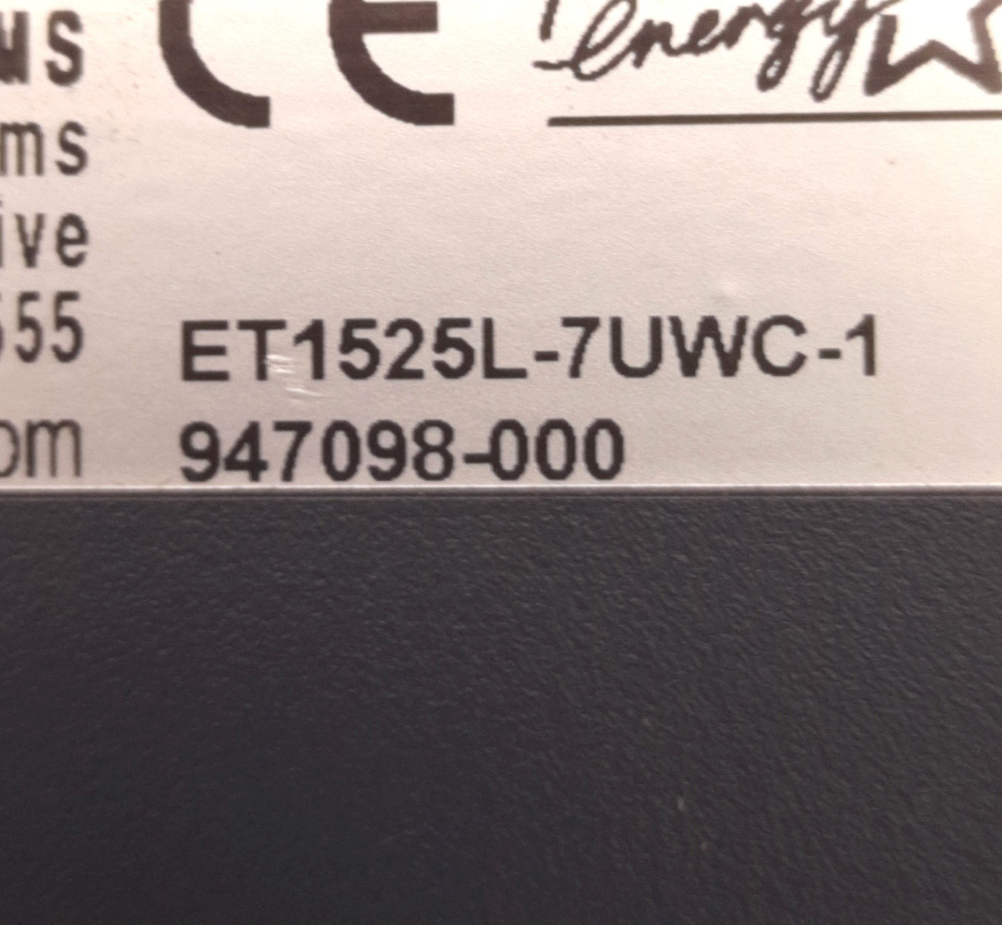 Used ELO ET1525L-7UWC-1 LCD AccuTouch Monitor 15" 1024x768 VGA/SVGA/XGA/USB-B