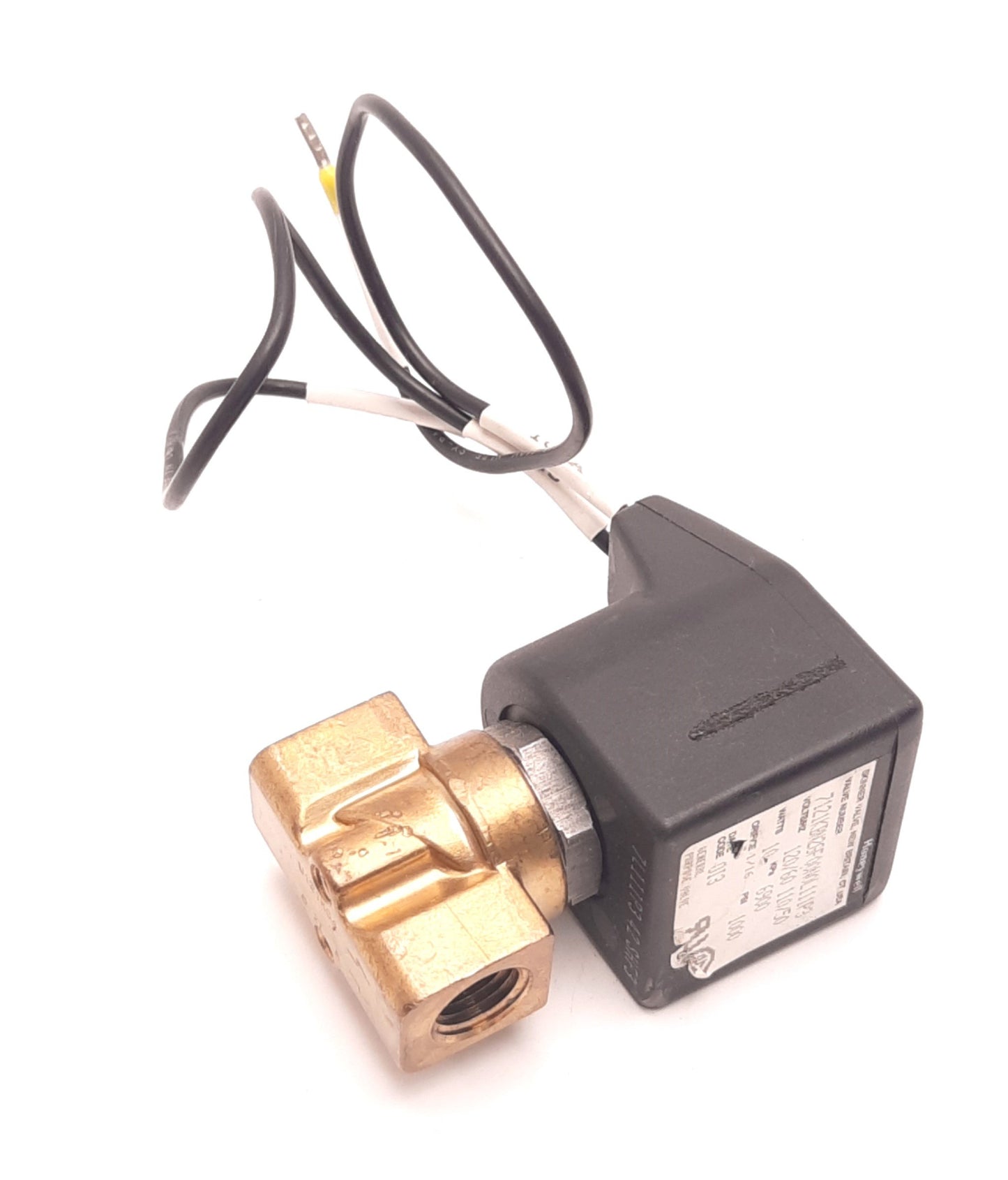 Used Parker 7121KBN2FG00N0L111P3 Solenoid Valve 1000 Psi 110/120V 10 Watts, 1/4" NPT