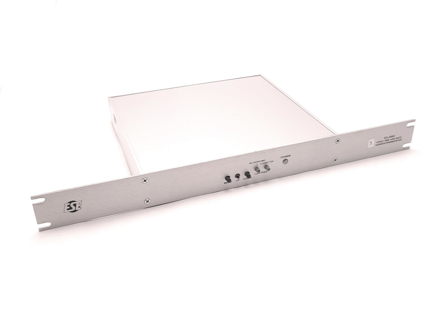 Used ESE ES-206U Clock/Calendar Controller Rack Mount BNC NTSC, Pal, S-Video, 117v AC