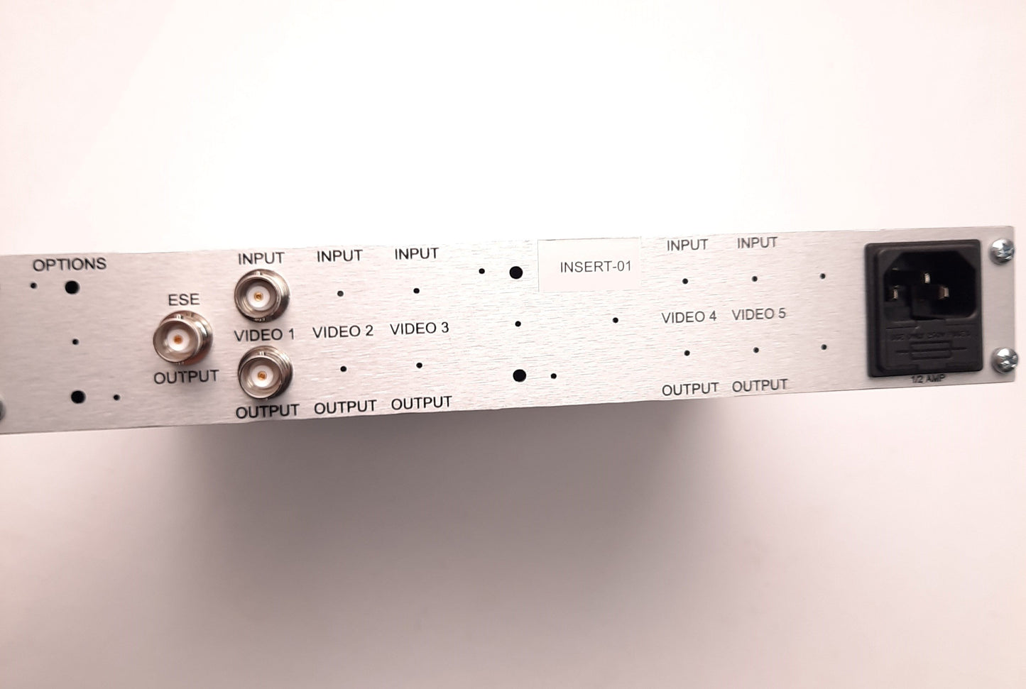 Used ESE ES-206U Clock/Calendar Controller Rack Mount BNC NTSC, Pal, S-Video, 117v AC