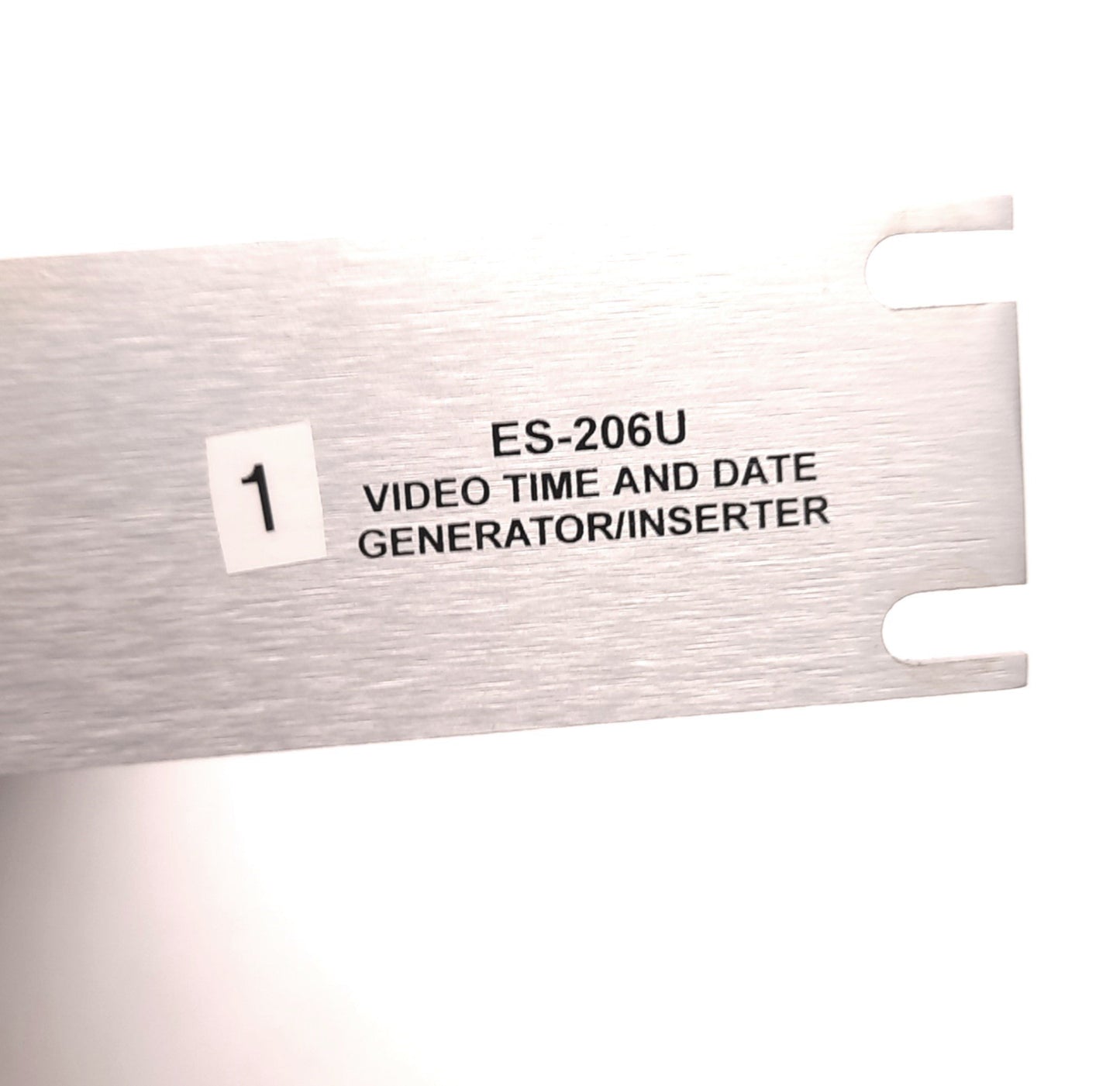 Used ESE ES-206U Clock/Calendar Controller Rack Mount BNC NTSC, Pal, S-Video, 117v AC