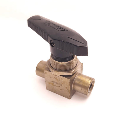 Used Whitey B-44-F4 Ball Valve 1/4" Female to 1/4" Female NPT Two-Way 2500 Psig Max