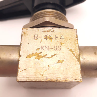 Used Whitey B-44-F4 Ball Valve 1/4" Female to 1/4" Female NPT Two-Way 2500 Psig Max
