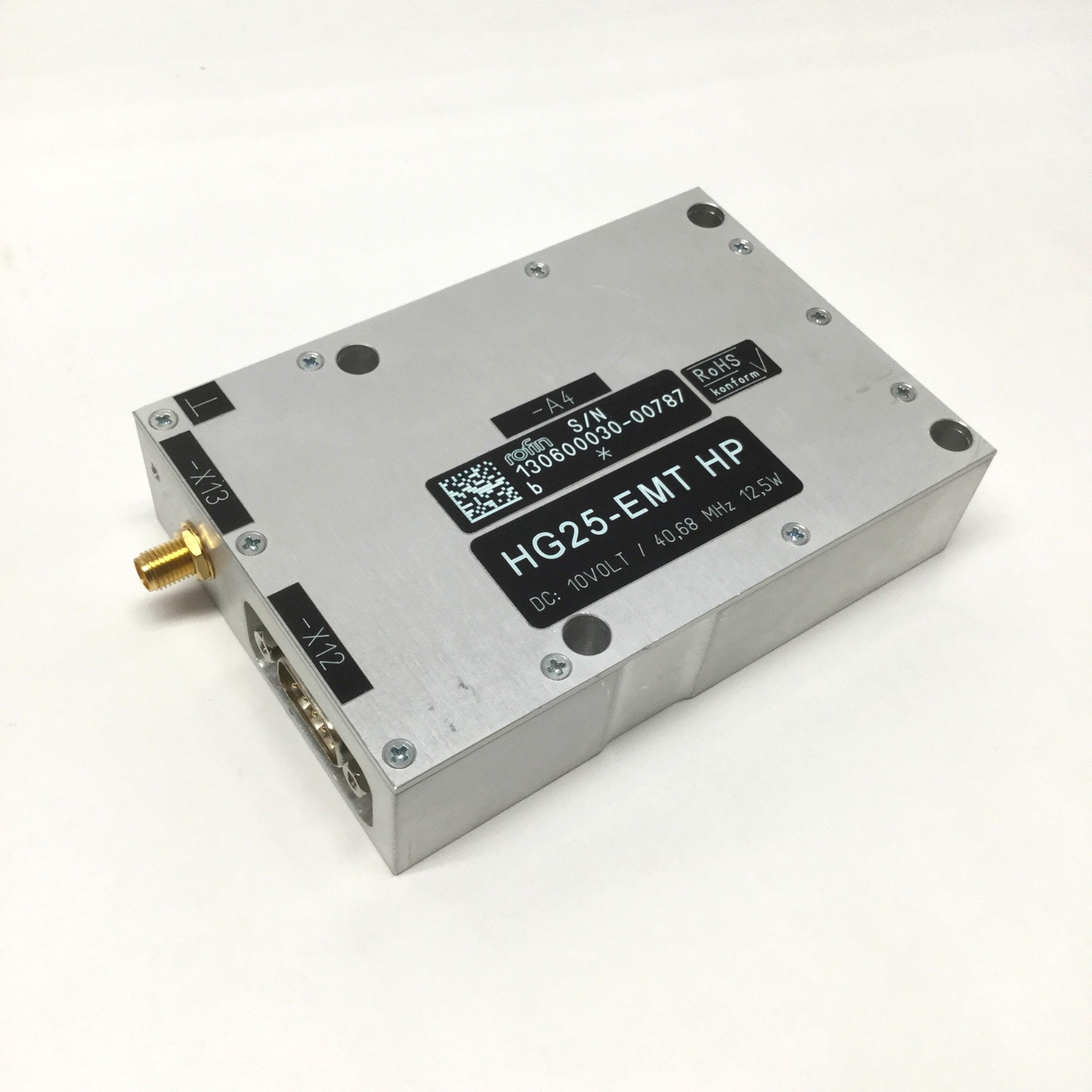 Rofin HG25-EMT HP Laser Optics Q-Switch Driver RF Module 10VDC 40.68MH ...