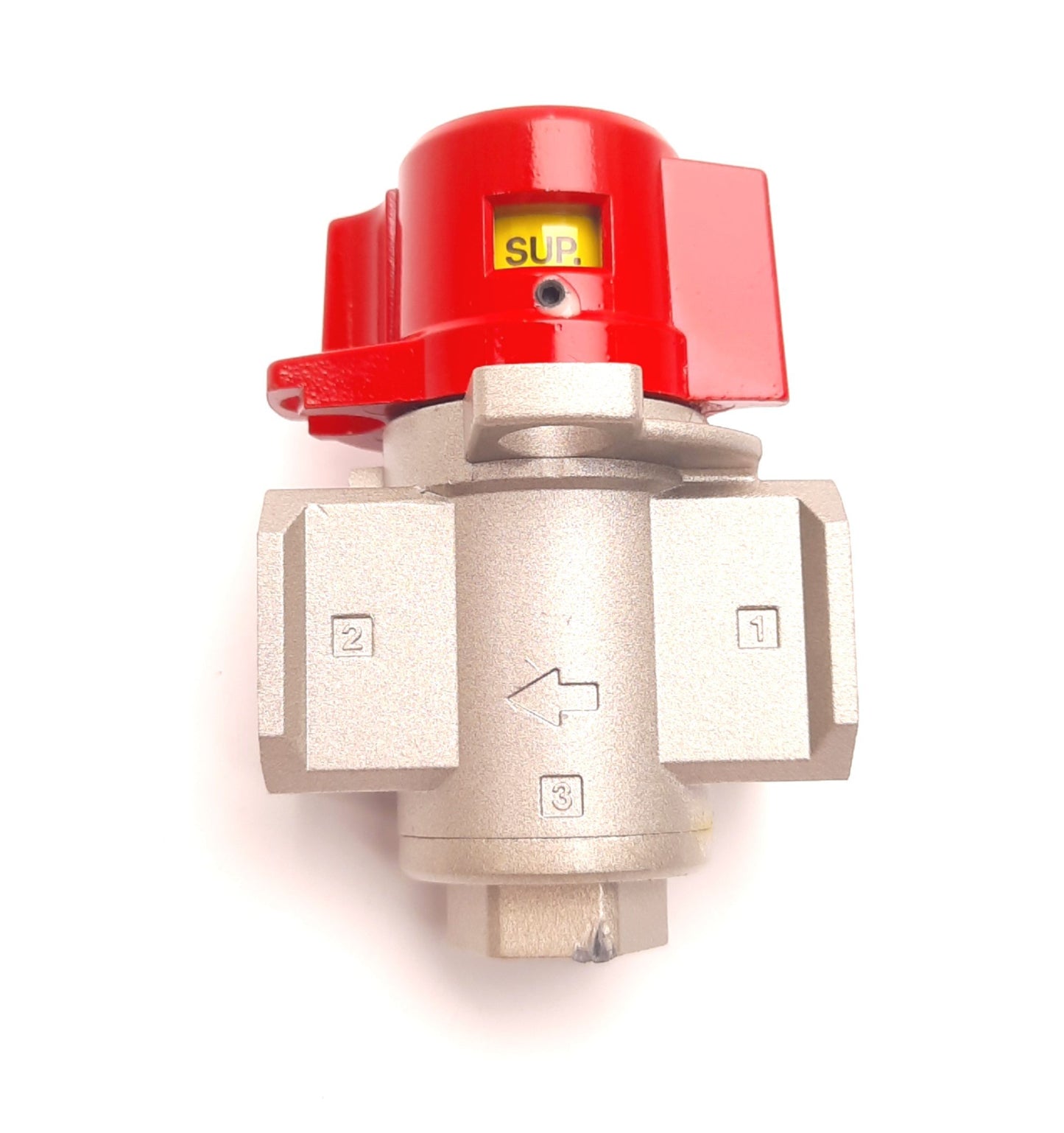 Used SMC VHS-N03-Z Modular Lock-Out Valve 3 Ports 3/8" NPT 15 to 150 Psi Two Position