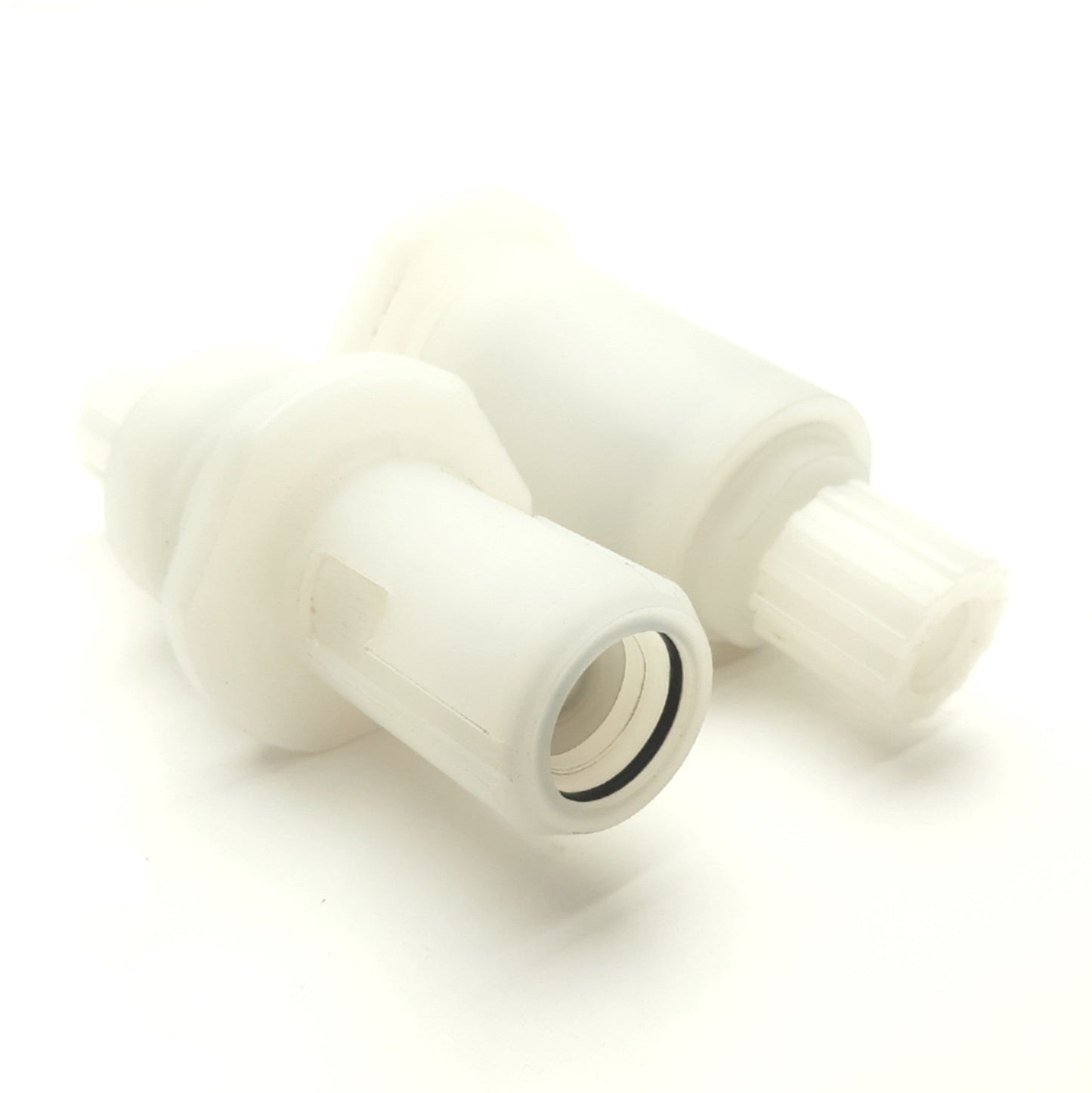 New – Open box Parflare/Flaretek Ultra-High Purity PFA Quick Coupler, 2x 3/4" Hose, PVDF Nuts