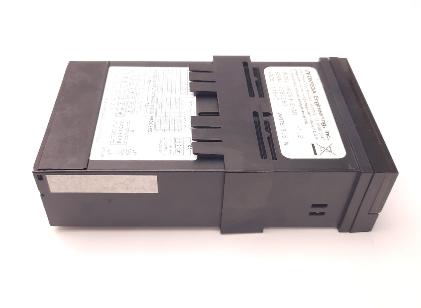 Used Omega Engineering DP25B-E-AR Process Meter 115V 9.5 Watts 4 Digits 45mm x 92mm
