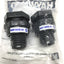 New – Open box Lot of 2 Hayward BFAS1005TES PVC Bulkhead Tank Fittings 1/2" NPT, 150psi