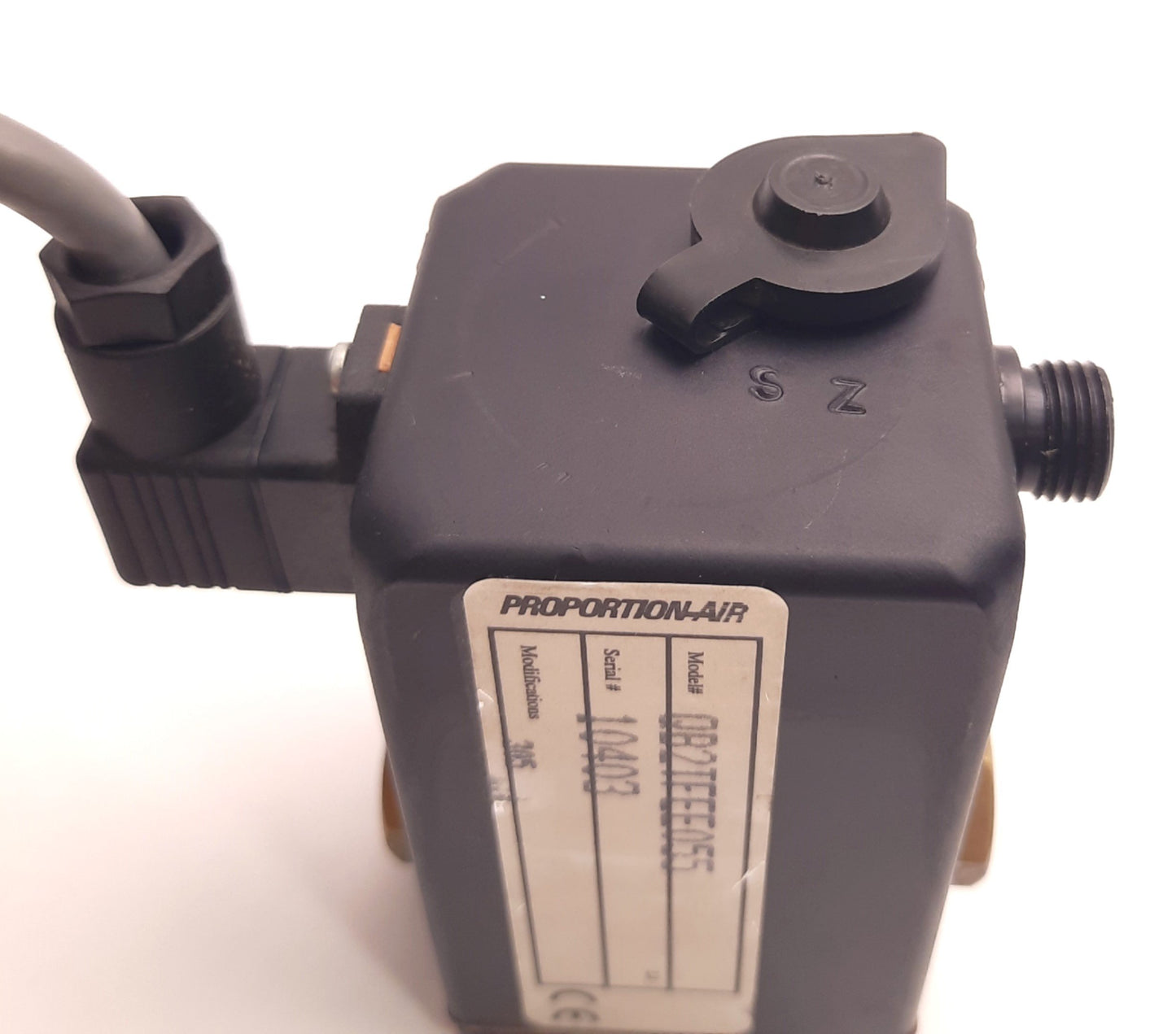 Used Proportion Air QB2TFEE055 Mod 305 Pressure Control Valve 0-10vDC Input 0-55 Psig
