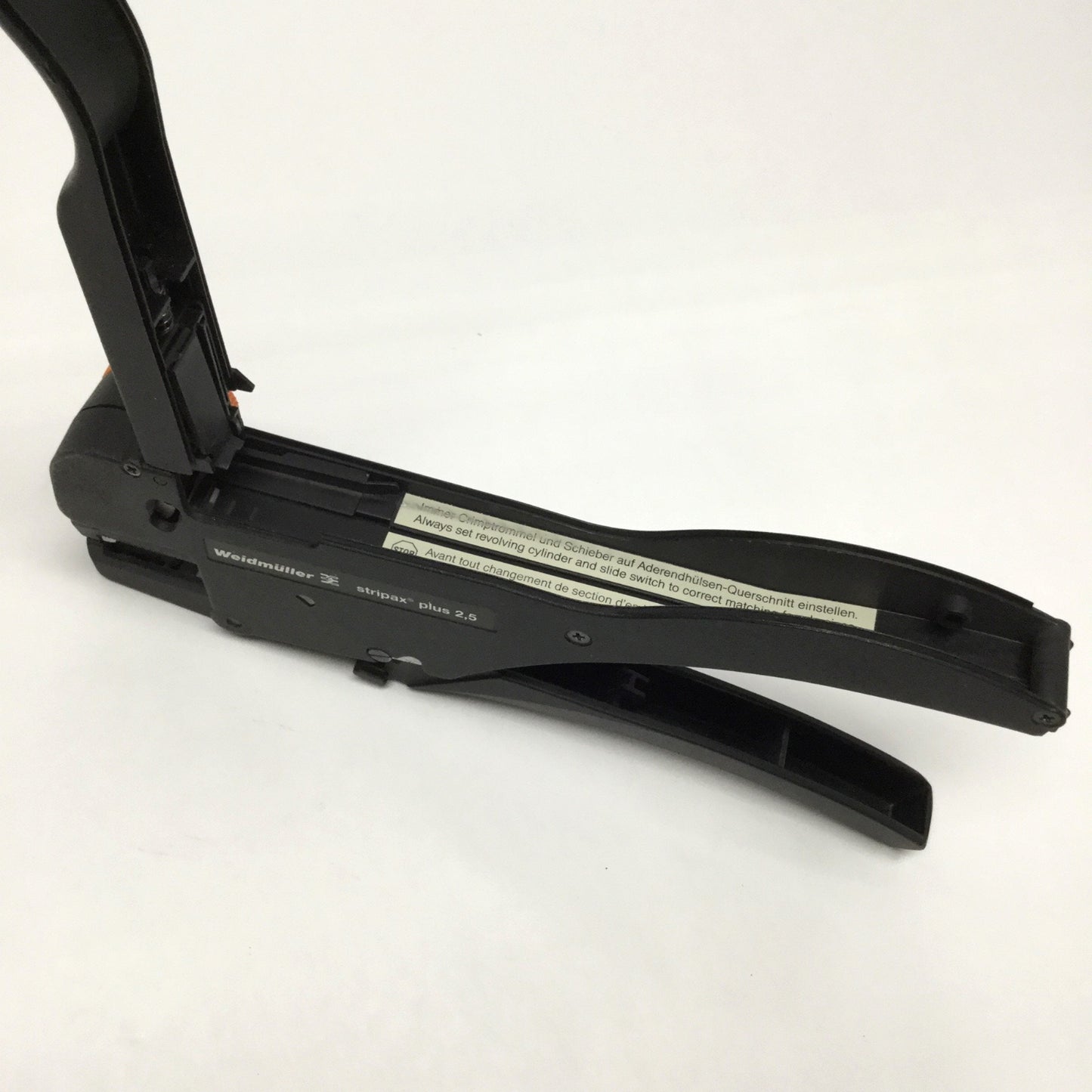 Used Weidmuller 9020000000 Stripax Plus 2,5 Wire Stripper/Cutter/Crimper *Needs Blade