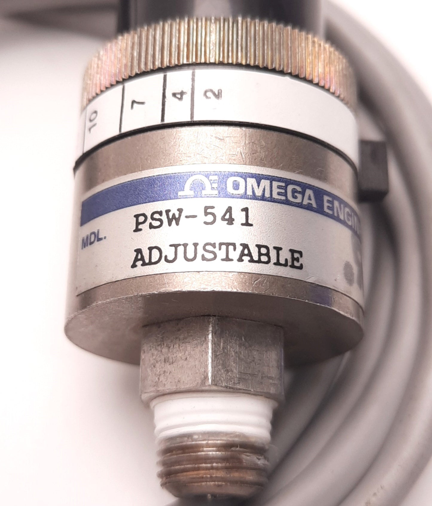 Used Omega PSW-541 Vacuum Pressure Switch 29.9 inHg Max, One Amp 115v AC Switch