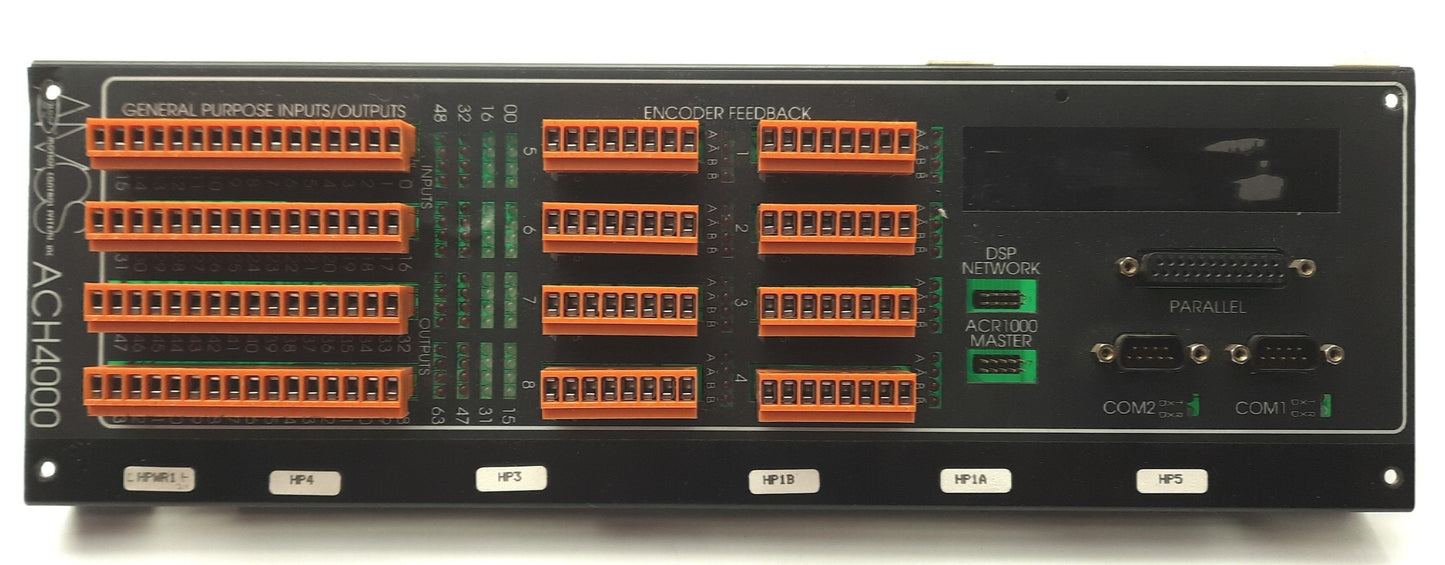Used AMCS/Parker ACH4000 ACROLOOP Mult-Axis Motion Controller I/O Breakout Box