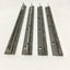 Used Lot of 4 Stainless Steel Continuous Piano Hinges, 7.5" Long, 1" Open Width, 270°