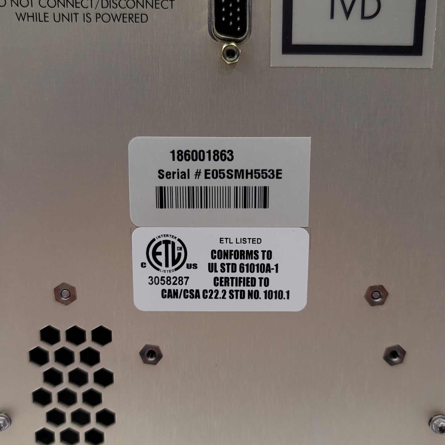 Used Waters 186001863 Alliance Column Heater For HPLC Separations Module