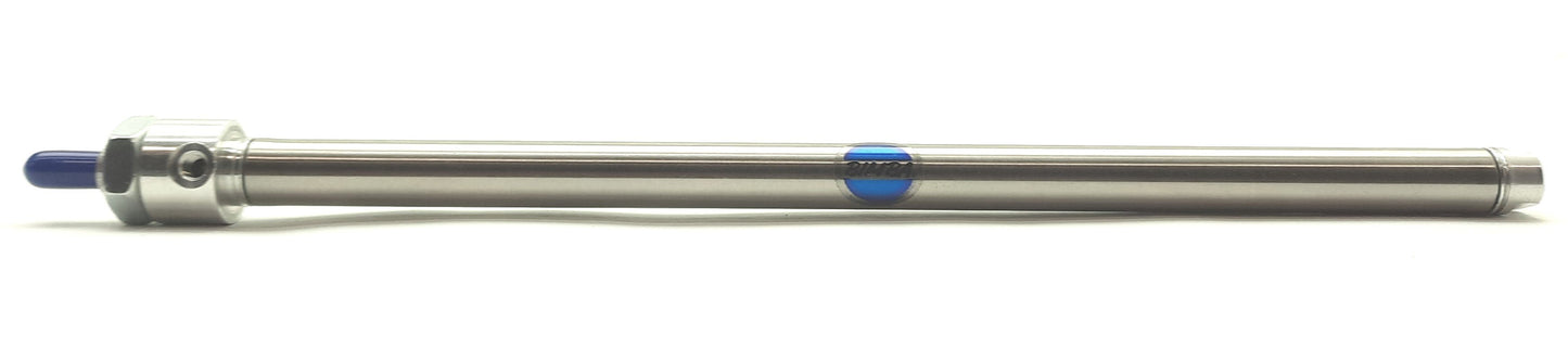 Used Bimba 018-D Double Acting Pneumatic Cylinder 8" Stroke 7/16" Bore 10-32 Thread
