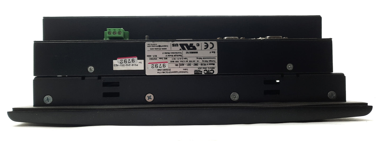 Used Parker CTC PS10-2M2-DD1-AD3 PowerStation Operator Interface 10" B/W PC/104 24VDC