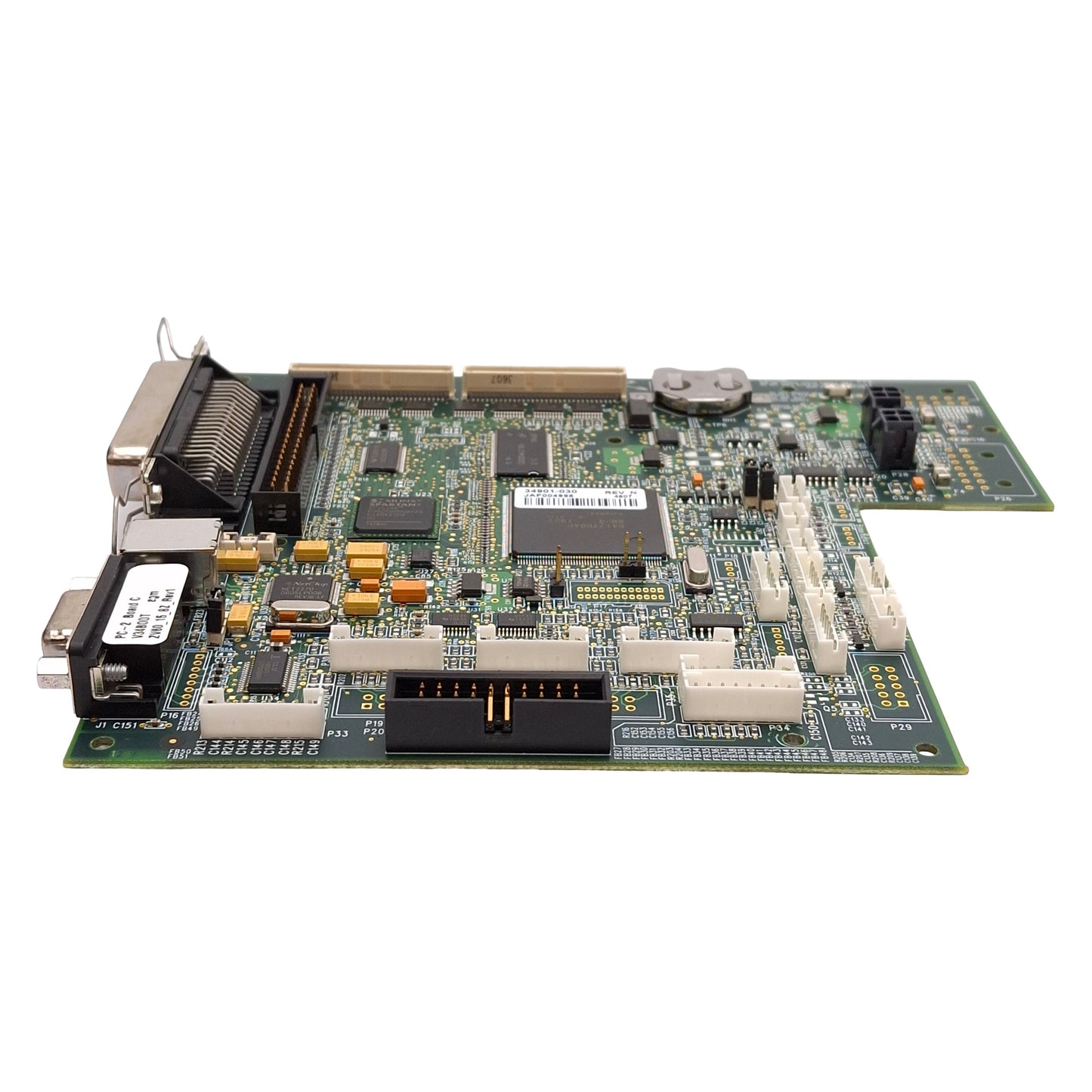 Used Zebra 34901-030 Rev N Main Control Board, USB, Serial, For 170XiIII+ Printer