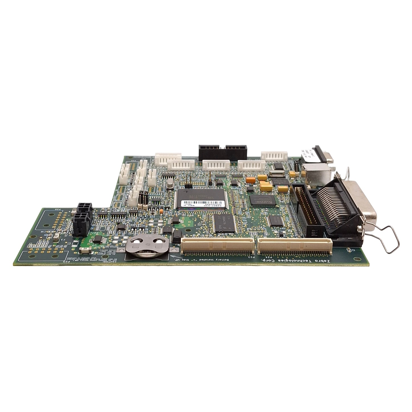 Used Zebra 34901-030 Rev N Main Control Board, USB, Serial, For 170XiIII+ Printer