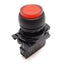 Used Allen Bradley 800F-Q3R Illuminated LED Red Pushbutton Switch, 24V AC/DC