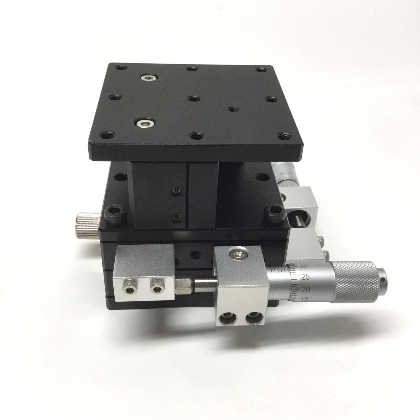 Used LD60-LM Manual 3-Axis XYZ Crossed Roller Trimming Stage, 60x60mm Platform
