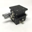 Used LD60-LM Manual 3-Axis XYZ Crossed Roller Trimming Stage, 60x60mm Platform