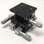 Used LD60-LM Manual 3-Axis XYZ Crossed Roller Trimming Stage, 60x60mm Platform