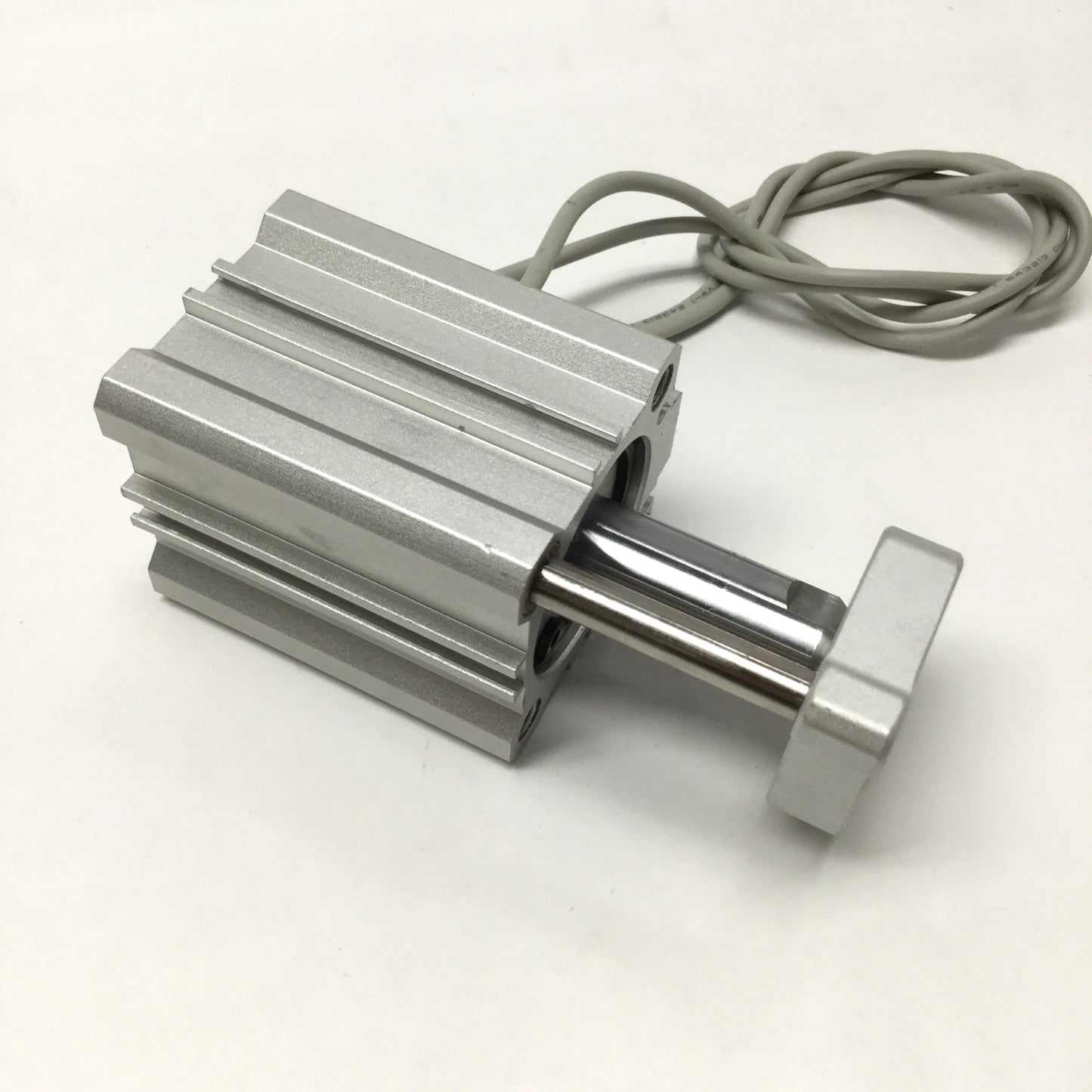 Used SMC CDQMA32TN-25 Compact Guide Rod Cylinder, 32mm Bore, 25mm Stroke w/ Switches