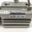 Used SMC CDQMA32TN-25 Compact Guide Rod Cylinder, 32mm Bore, 25mm Stroke w/ Switches