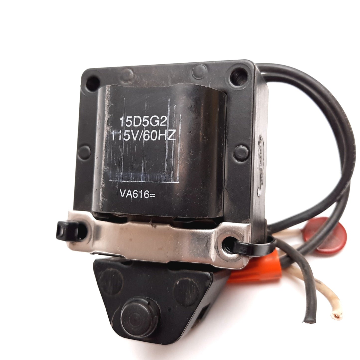 Used General Electric 15D5G2 AC Solenoid, Pull Type, 1" Stroke, 115VAC 60Hz