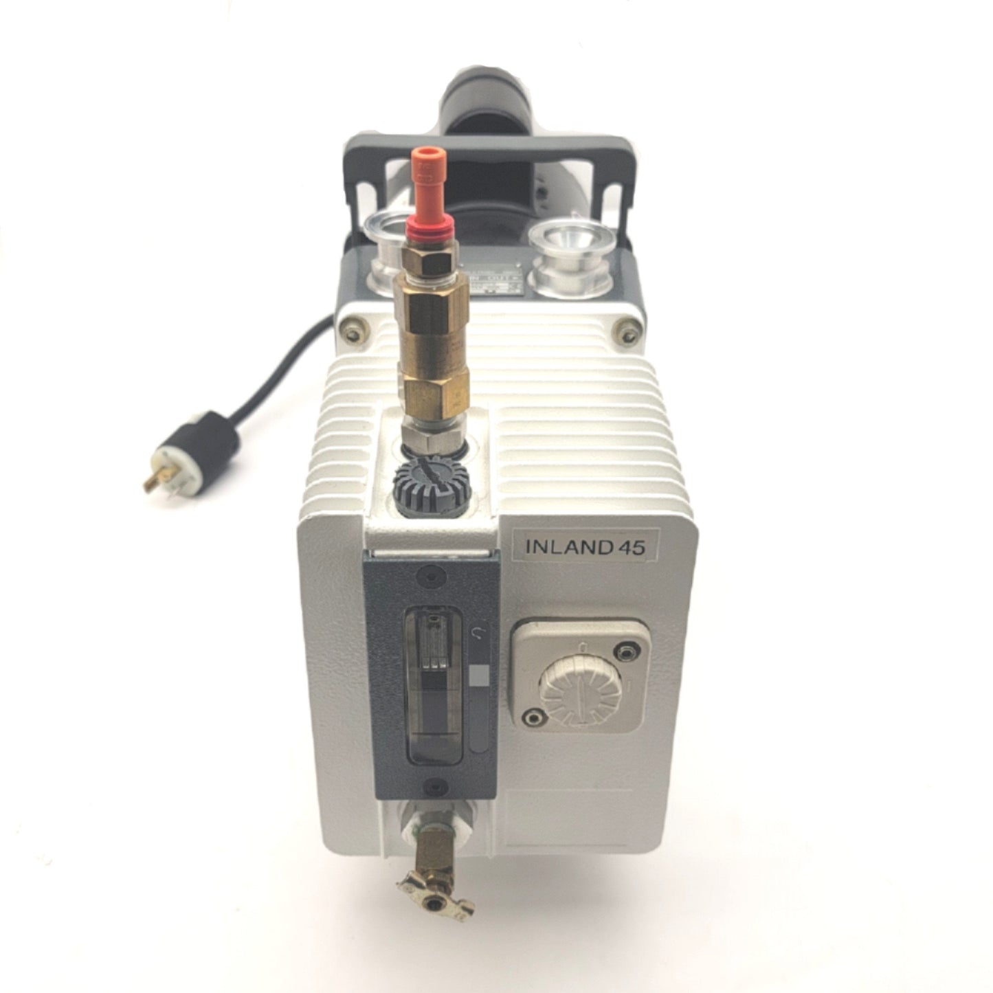 Used Varian Alcatel Adixen 210-SDX Dual Stage Rotary Vacuum Pump 115/208-230VAC 1-Ph