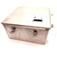 Used Hammond 1414N4PHSSL6 Electrical Enclosure, Stainless Steel, 12"x12"x6", *Holes*