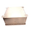 Used Hammond 1414N4PHSSL6 Electrical Enclosure, Stainless Steel, 12"x12"x6", *Holes*