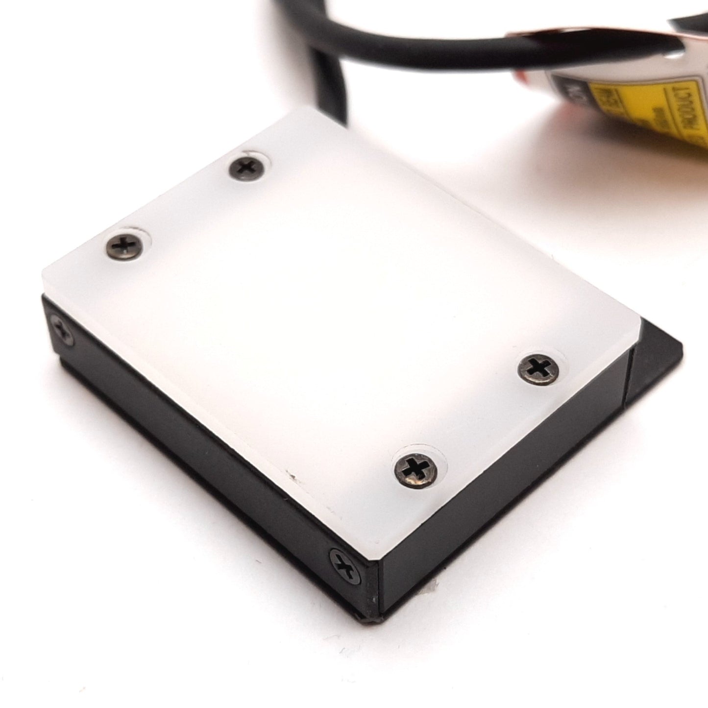 Used CCS LDL-TP-27X27 Flat LED Light, Red, 12VDC 1.1W, 27mm x 27mm Light Area