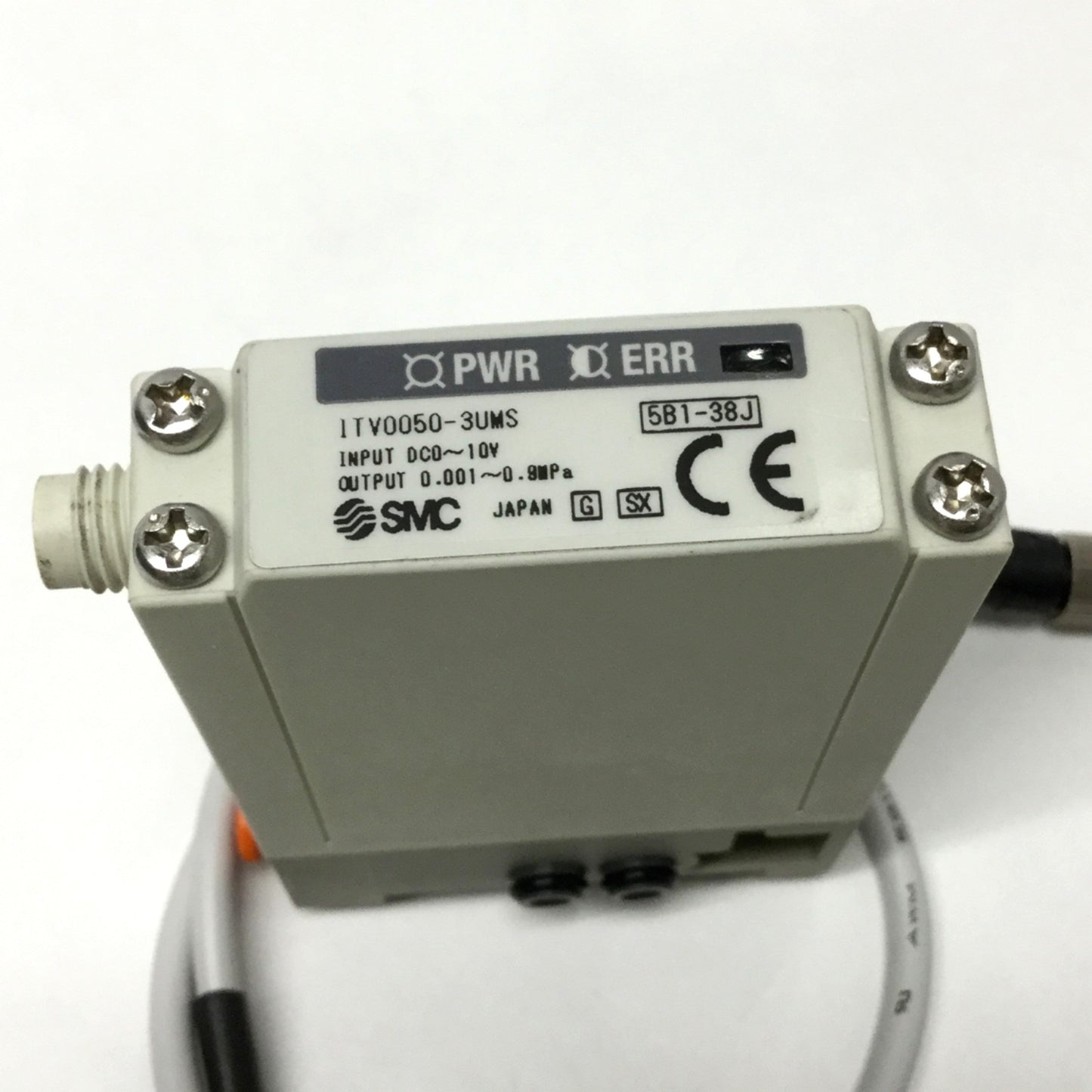 Used SMC ITV0050-3UMS Compact Electro-Pneumatic Regulator 24VDC, 0-10V, 0.001-0.9MPa